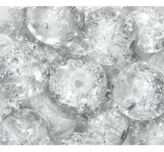 Glitzerperlen, Ø 8 mm, 20 Stück