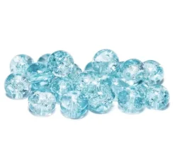 Glitzerperlen, Ø 8 mm, 20 Stück