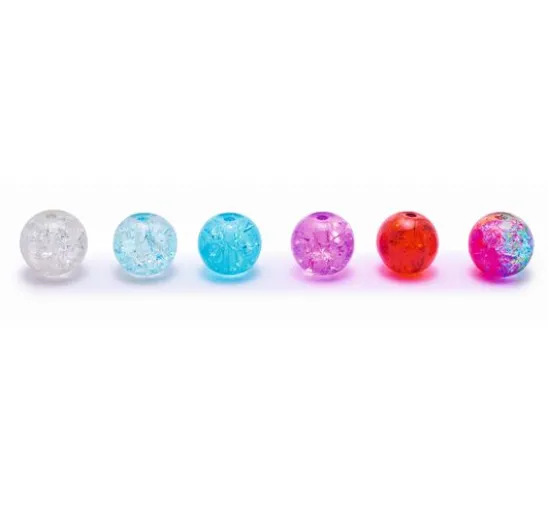 Glitzerperlen, Ø 8 mm, 20 Stück