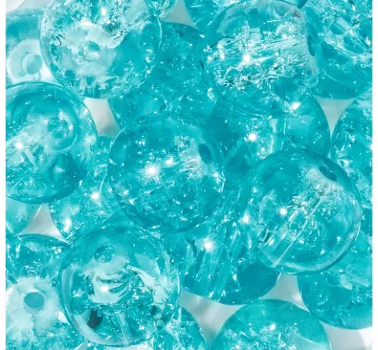 Glitzerperlen, Ø 8 mm, 20 Stück