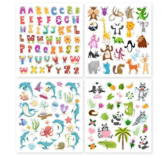 Glitzer-Sticker "Animals"