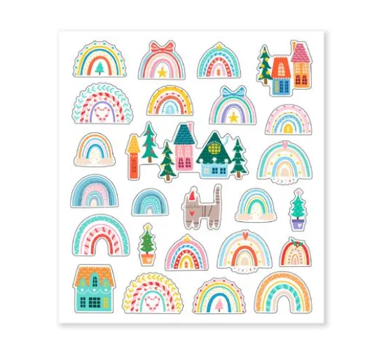 Glitzersticker-Set "Weihnachten"