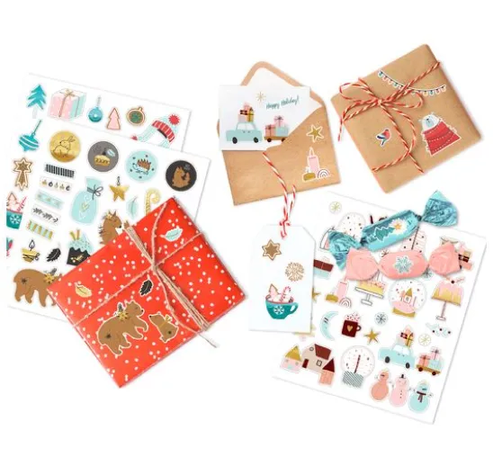 Glitzersticker-Set "Winter"