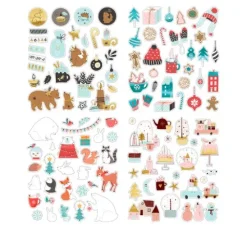 Glitzersticker-Set "Winter"