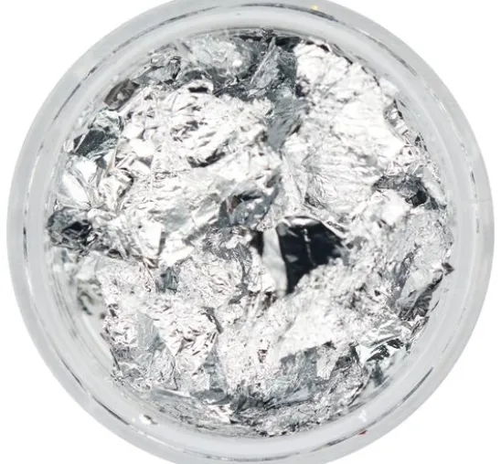 Gold Silber Partikelmix, 9 Tiegel