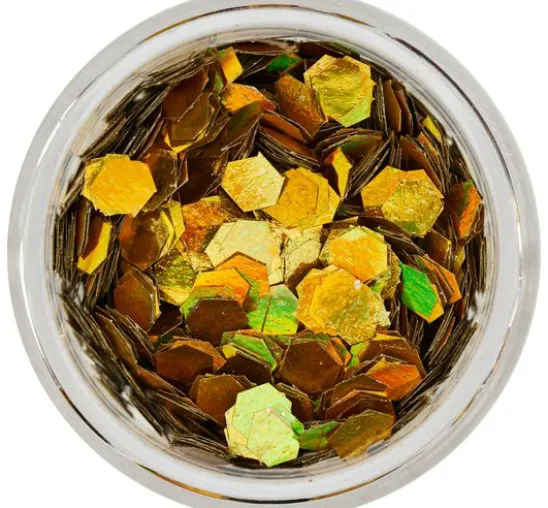 Gold Silber Partikelmix, 9 Tiegel