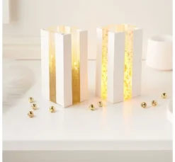 Gold Silber Partikelmix, 9 Tiegel