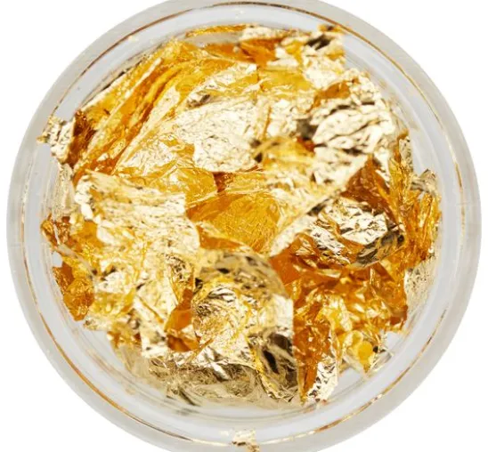 Gold Silber Partikelmix, 9 Tiegel