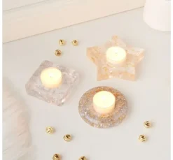 Gold Silber Partikelmix, 9 Tiegel
