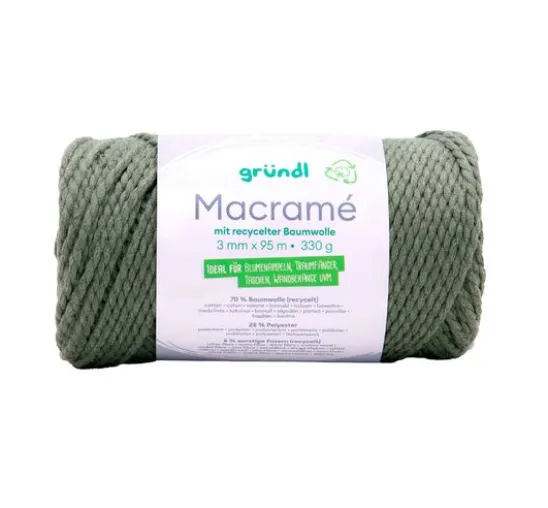 Gründl Baumwollkordel "Macramé"