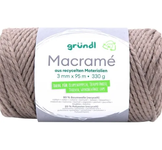 Gründl Baumwollkordel "Macramé"