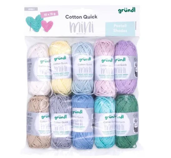 Gründl Cotton Quick Mini "Pastell Shades"