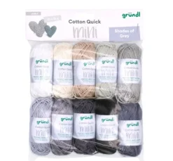Gründl Cotton Quick Mini "Shades of Grey"