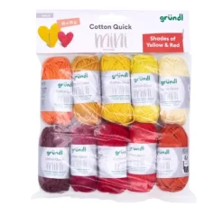 Gründl Cotton Quick Mini "Shades of Yellow and Red"