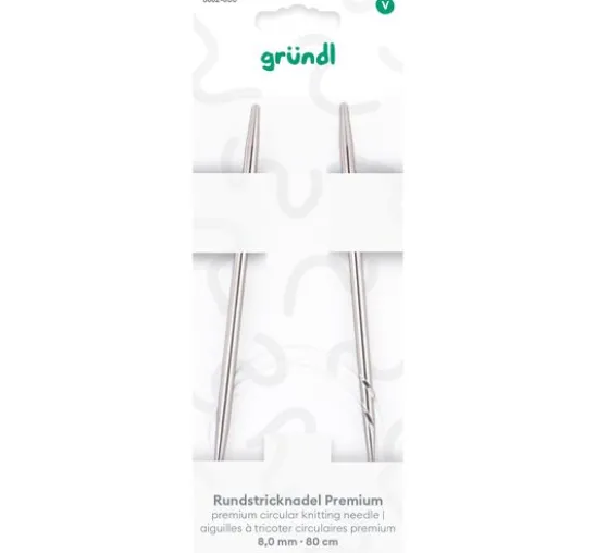 Gründl Rundstricknadel, 80 cm