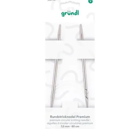 Gründl Rundstricknadel, 80 cm