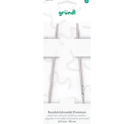 Gründl Rundstricknadel, 80 cm