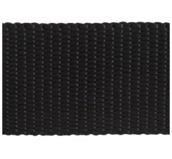 Gurtband Meterware, schwarz