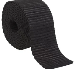 Gurtband Meterware, schwarz