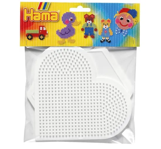 Hama-Stiftplatten "Herz & Sechseck"