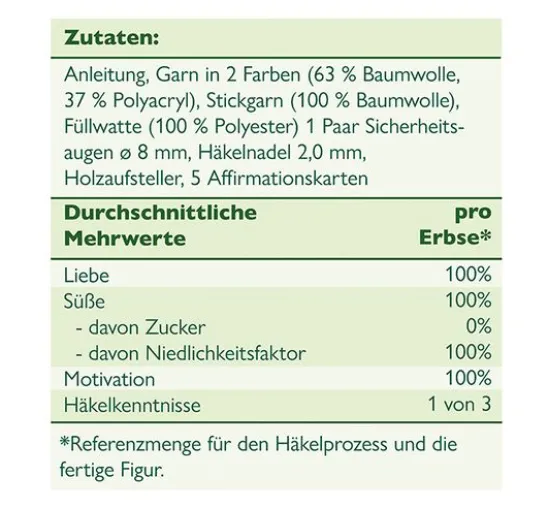 Häkel-Set "Emotional Support Veggies"