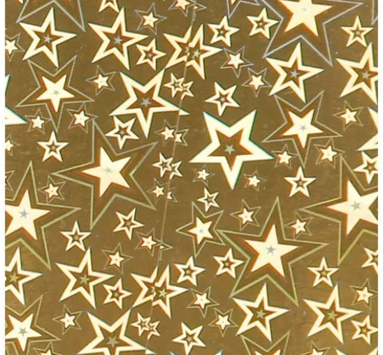 Holografie-Karton "Sterne"