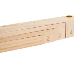 Holz-Adventskerzenhalter, gefächert