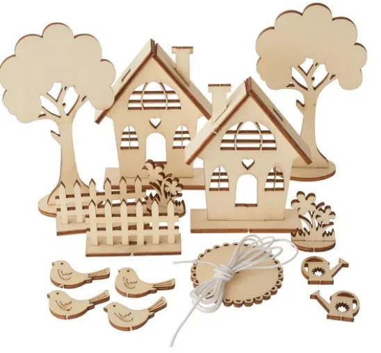 Holzbausatz "Gartenhäuser"