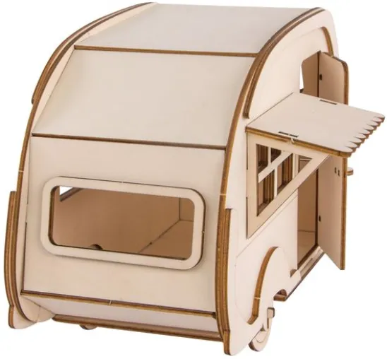 Holzbausatz "Wohnwagen"