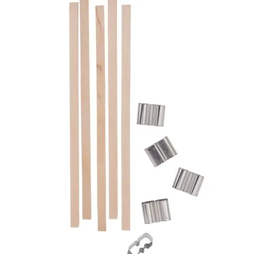 Holzdochte mit Halter