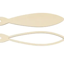 Holz-Fisch mit Rahmen