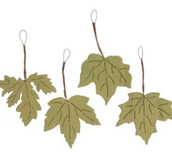 Holz-Herbstlaub mit Anhänger