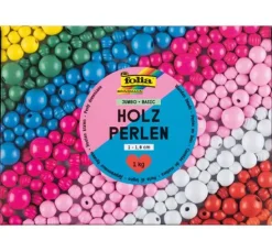 Holzperlen Jumbo Pack "Basic"
