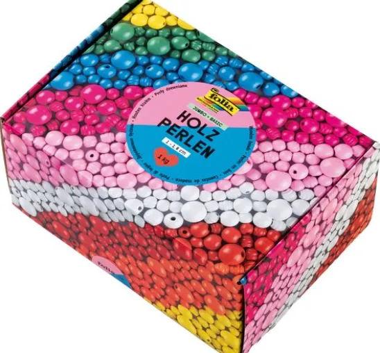 Holzperlen Jumbo Pack "Basic"