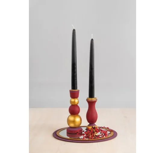 Holzplatten/-ringe Set