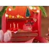 Holzregal "Haus", 2er-Set