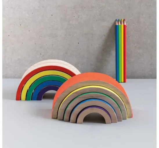 Holz-Regenbogen