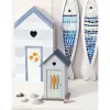 Holz-Schlüsselkasten "Strandhaus"