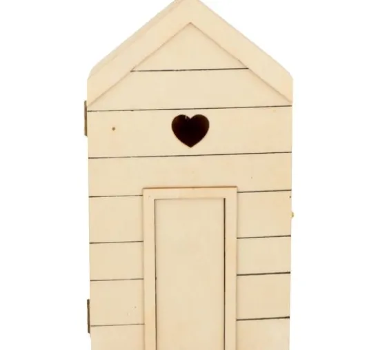 Holz-Schlüsselkasten "Strandhaus"