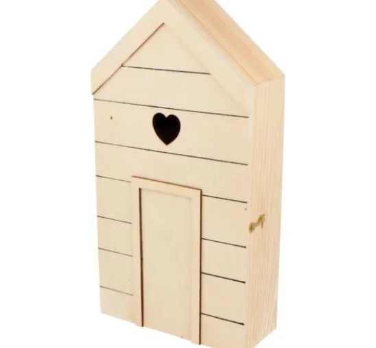 Holz-Schlüsselkasten "Strandhaus"