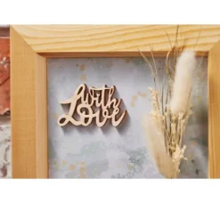 Holz Schriftzug Mini "With Love"