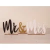 Holz-Schriftzug "Mr & Mrs"