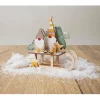 Holz-Steckmotiv "Wichtel-Schlitten"