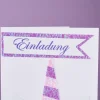 Holzstempel "Einladung"