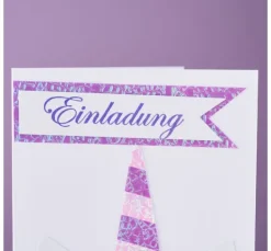 Holzstempel "Einladung"