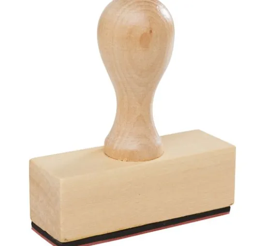 Holzstempel "Einladung"