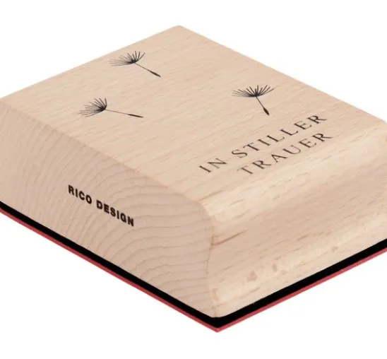 Holzstempel "In stiller Trauer"