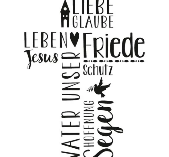 Holzstempel "Vater Unser"