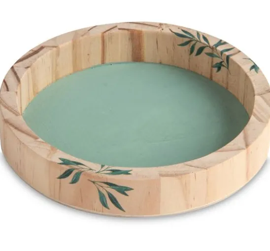 Holztablett-Schale "Rund"