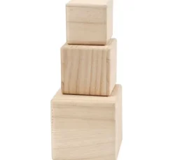 Holzwürfel, 3er-Set